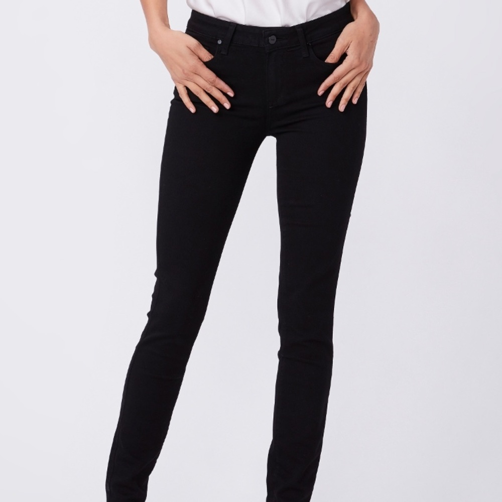 PAIGE - Black Skinny Jeans